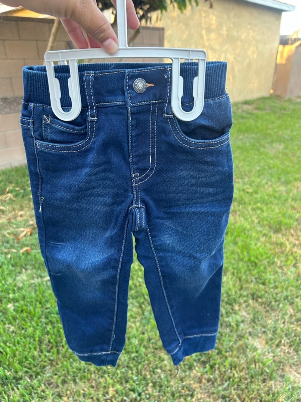Levi's Dark Blue Kids Stretch Denim Jogger Pants